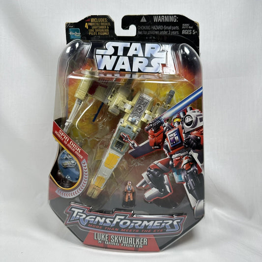 Star Wars Transformers Luke Skywalker X-Wing Fighter Action Figure Hasbro #1