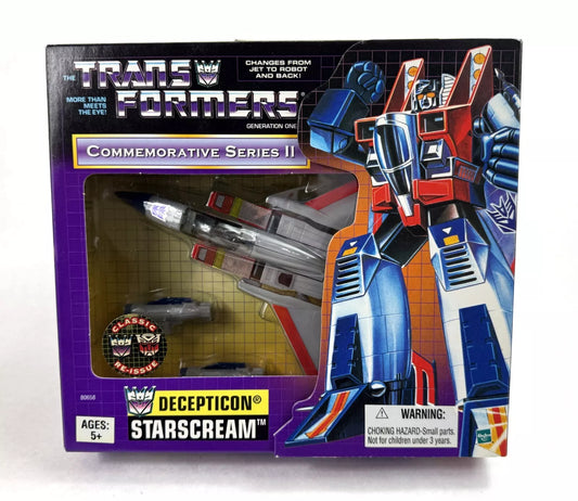 Transformers Starscream G1 Commemorative Series II