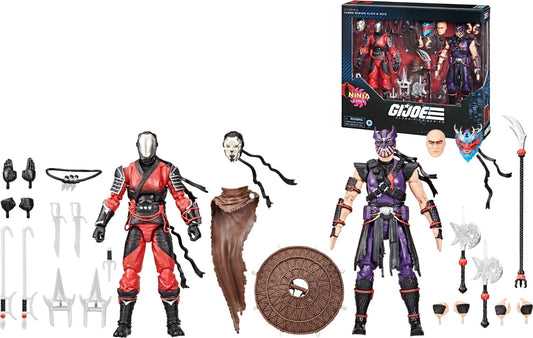 GI Joe Classified Series 6" 160 Ninja Force Cobra Ninjas Slice & Dice