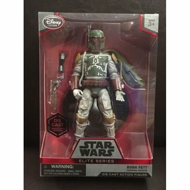 Star Wars Disney Store Elite Series Boba Fett with Cape Die Cast Figure
