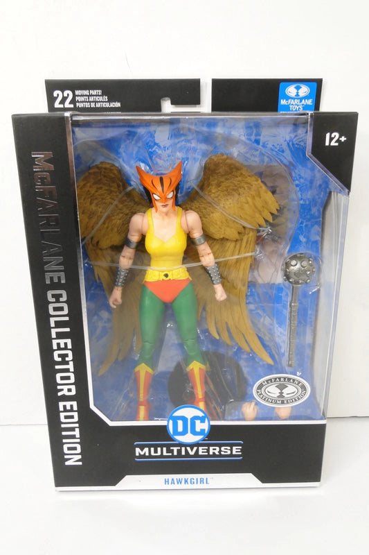 McFarlane DC Collector Edition Classic Hawkgirl JLA Platinum 7"