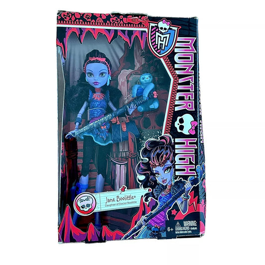 Monster High Jane Boolittle & Pet Sloth 2013 First Wave Mattel New Doll Diary