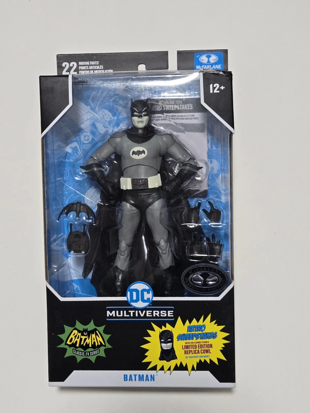 McFarlane Multiverse BATMAN 1966 CLASSIC TV SERIES PLATINUM CHASE Adam West