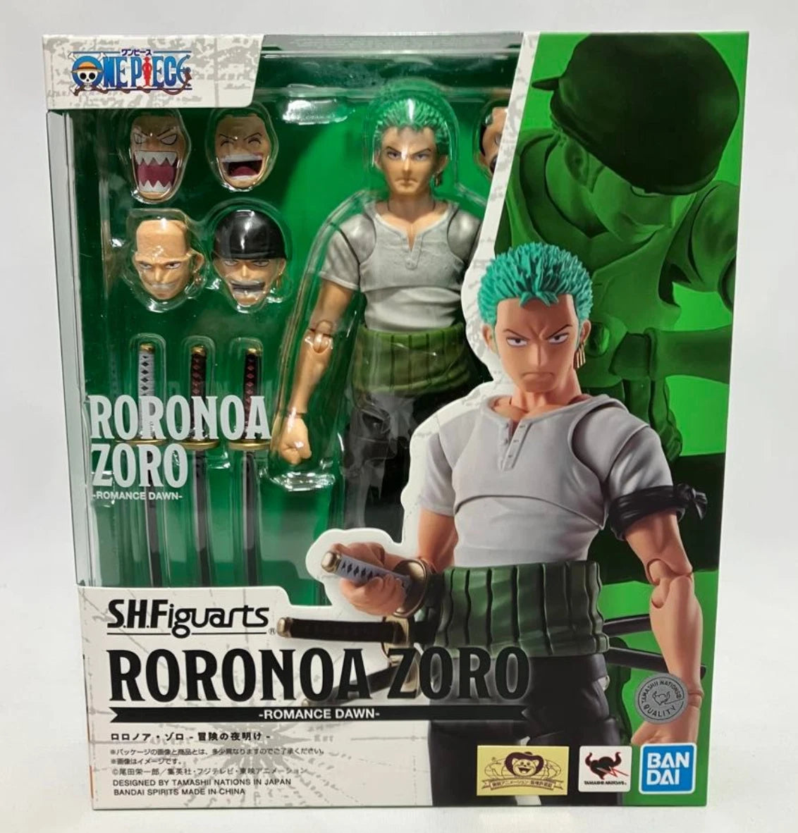 S.H.Figuarts Roronoa Zoro Figure -Romance Dawn One Piece