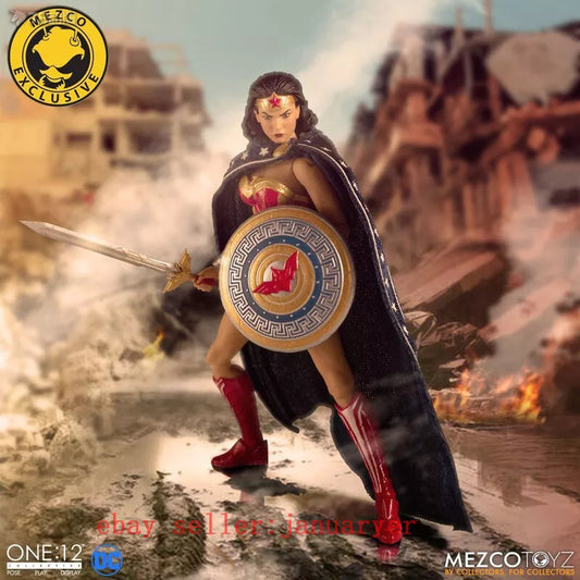 Mezco Toyz 1/12 Dc Comics Wonder Woman Classic Edition Action Figure Brand New