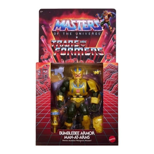 Masters of Universe Origins & Transformers Bumblebee Armor Man-At-Arms