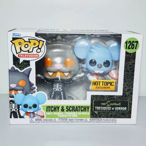 Funko Pop: The Simpsons Treehouse of Horror - Itchy & Scratchy #1267 Hot Topic