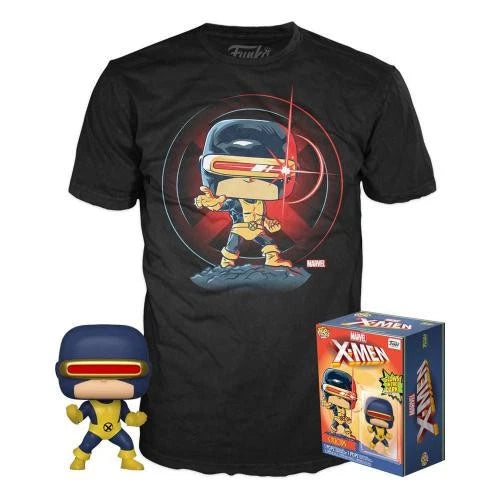 2020 Funko Pop Tees Marvel X-Men CYCLOPS Shirt Size Large/Vinyl GameStop Excl.