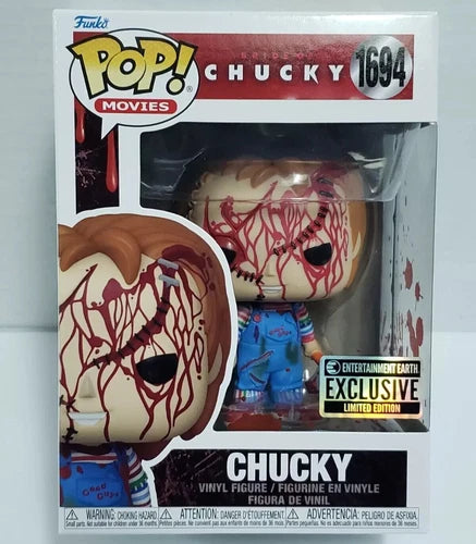 FUNKO POP! Chucky (Bloody)Entertainment Earth Sticker (Copy)