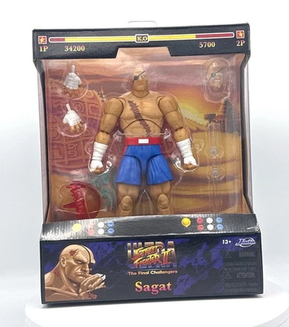 Jada Toys Street Fighter II 7" Sagat Deluxe 1:12 Scale Action Figure