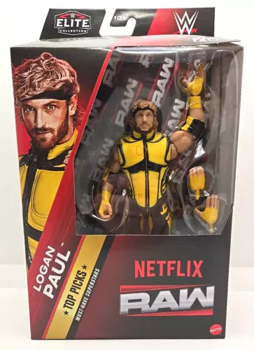 Mattel WWE Elite - Netflix Raw Box - Logan Paul - Wrestling Action Figure