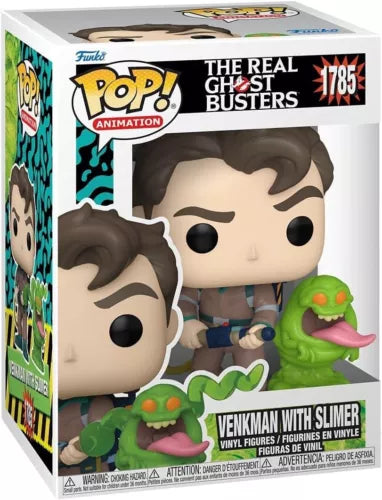 The Real Ghostbusters Venkman Funko Pop! Vinyl Figure and Slimer Buddy #1785