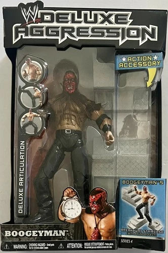 WWE DELUXE AGGRESSION SERIES 4 BOOGEYMAN FIGURE JAKKS