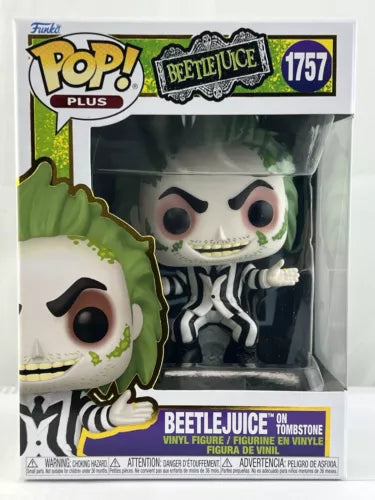 Funko Pop! Plus Beetlejuice on Tombstone #1757 Vinyl Figure