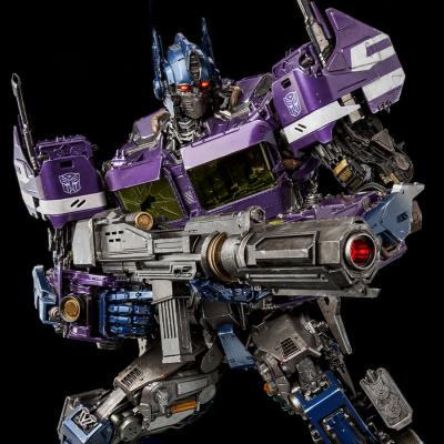 Shattered Glass Optimus Prime Threezero Premium Collectible