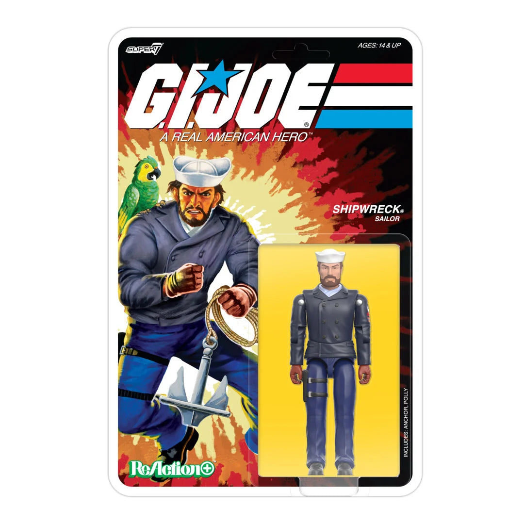 G.I. Joe ReAction+ Shipwreck (Peacoat) Action Figure (Cartoon)