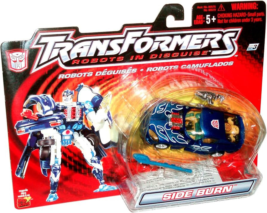 Hasbro (2001) Transformers Robots in Disguise Side Burn
