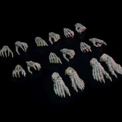 Necronominus Skeletons Hands & Feet Pack