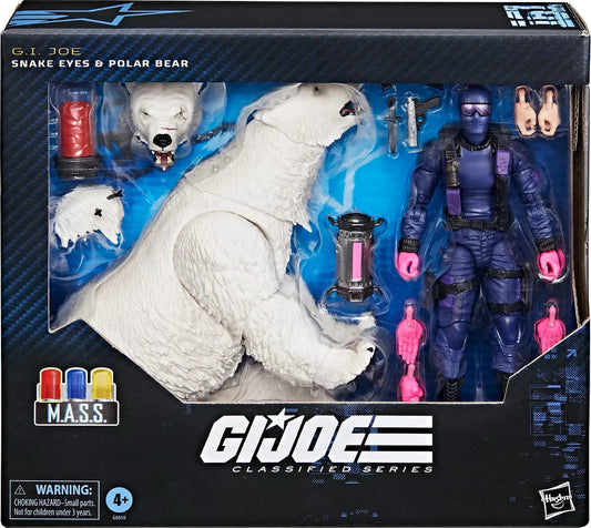 G.I. Joe 6" Classified Series Snake Eyes & Polar Bear