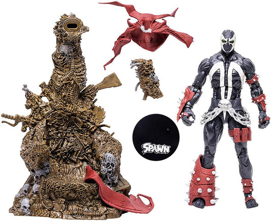 Mcfarlane Toys Spawn's Universe Deluxe Spawn on Throne 7-Inch Figure