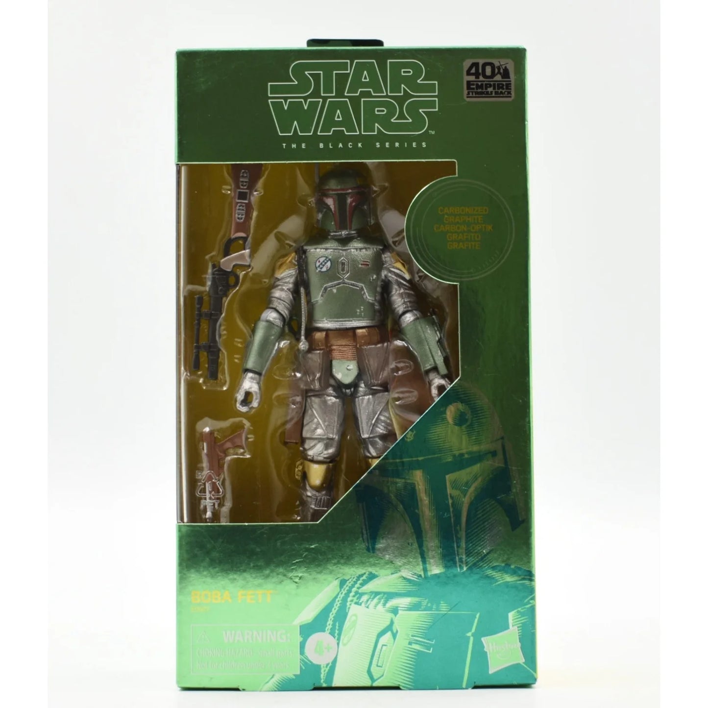 Star Wars Empire Strikes Back Black Series Boba Fett Action Figure [Carbonized Graphite, Metallic]