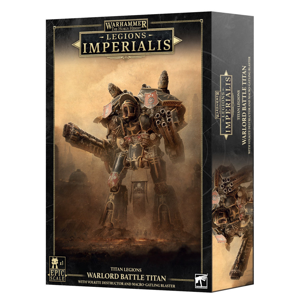 The Horus Heresy : Legions Imperialis - Warlord Titan with Volkite Destructor and Macro-Gatling Blaster