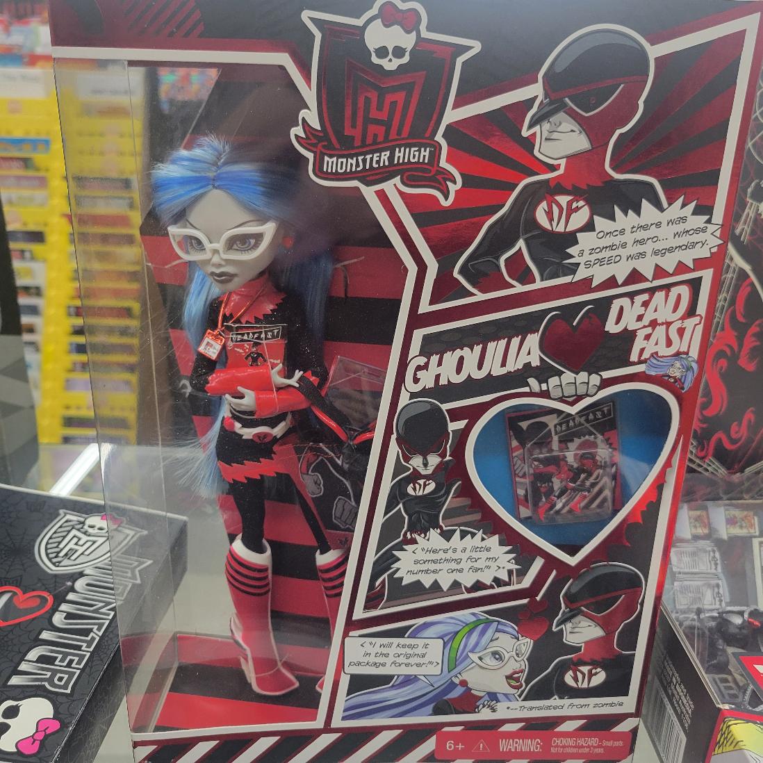 2011 SDCC Monster High Ghoulia Yelps Deadfast Cosplay Doll New In Box