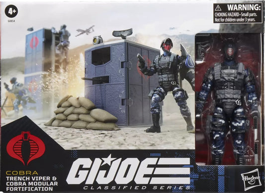 G.I. Joe 6" Classified Series Trench Viper & Cobra Modular Fortification)