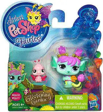 Littlest Pet Shop Fairies Glistening Garden Tulip Fairy & Lady Bug Figure 2-Pack