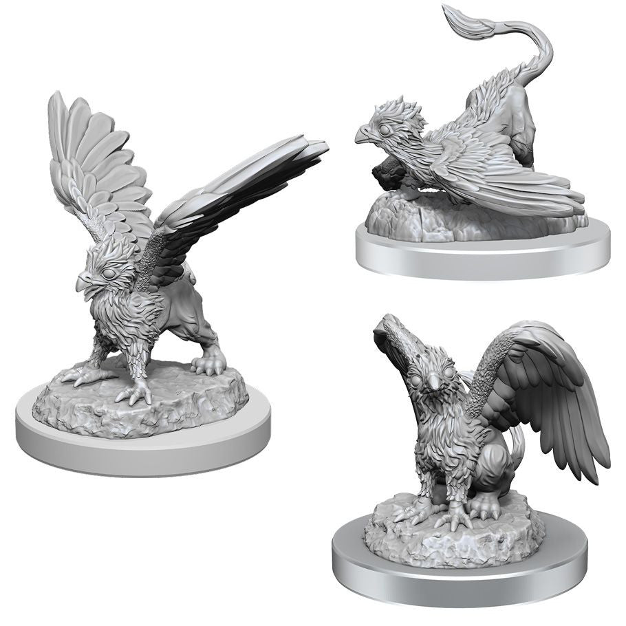 D&D: Nolzur's Marvelous Minis: Griffon Hatchlings Wave 17 (Unpainted)