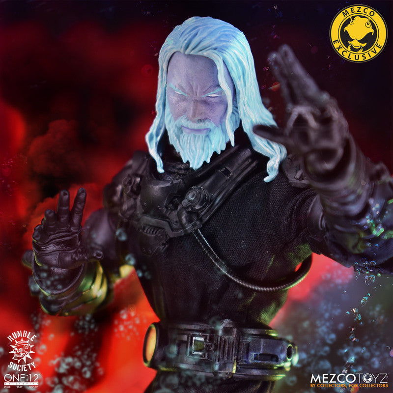 Mezco ONE:12 COLLECTIVE Rumble Society - Baron Bends and the Aquaticons: Tectonic Disruptor Edition