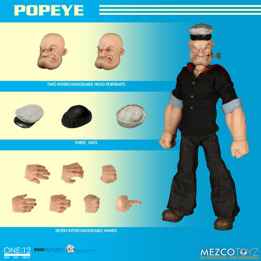 Mezco One: 12 Collective Action Figures: Popeye